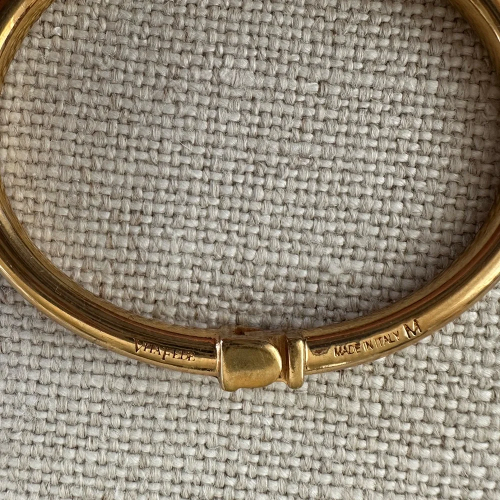 VITA FEDE Mini Titan Cuff Crystal Bracelet M Medium Gold - Picture 6 of 12